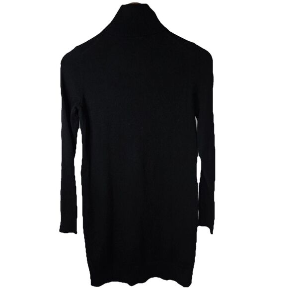 Theory Black Turtleneck Sweater Dress Cashmere Small Minimalist - Picture 5 of 5